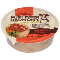 Pure Harmony Dog Food, Grain Free, Beef Recipe, Super Premium, 3.5 Ounce
