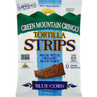 Green Mountain Gringo Tortilla Strips, Blue Corn, 8 Ounce
