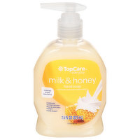 TopCare Hand Soap, Milk & Honey, 7.5 Fluid ounce