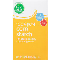 Food Club Corn Starch, 100% Pure