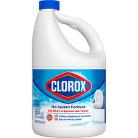 Clorox Bleach, Splash-Less, 3.66 Quart