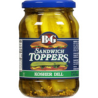 B&G Pickles, Kosher Dill, 16 Fluid ounce