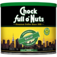 Chock Full O Nuts Heavenly Original Decaf Medium Roast Ground Coffee, 24 Ounce