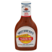 Sweet Baby Ray's Wing Sauce, Nashville Hot, 16 Fluid ounce