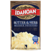 Idahoan Mashed Potatoes, Butter & Herb, 4 Ounce