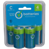 Simply Done C Alkaline 1.5V Batteries, 1 Each