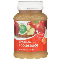 Food Club Cinnamon Flavored Applesauce, 24 Ounce