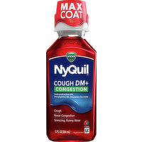 Vicks Cough DM + Congestion, Max Coat, 12 Fluid ounce