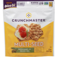 Crunchmaster Crackers, Rosemary & Olive Oil, Multi-Seed, 4 Ounce