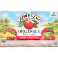 Apple & Eve 100% Juice, Fruit Punch, 40 Each