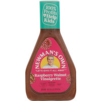 Newman's Own Dressing, Raspberry Walnut Vinaigrette, 16 Fluid ounce