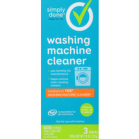 Simply Done Washing Machine Cleaner, 3 Each