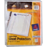 Avery Sheet Protectors, Standard Weight, Clear, 10 Each