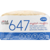 Old Tyme English Muffins, Original, 12 Ounce