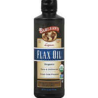 Barleans Flax Oil, Organic, Lignan, 16 Ounce