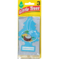 Little Trees Air Freshener, Caribbean Colada, 3 Each