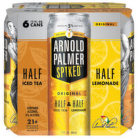 Arnold Palmer Half & Half, Original, Iced Tea/Lemonade, 6 Each