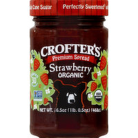 Crofter's Premium Spread, Organic, Strawberry, 16.5 Ounce