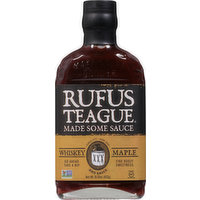 Rufus Teague BBQ Sauce, Whiskey Maple, 15.25 Ounce