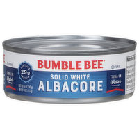 Bumble Bee Tuna, in Water, Albacore, Solid White, 5 Ounce