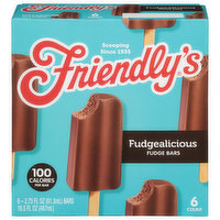 Friendly's Fudge Bars, Fudgealicious, 6 Each