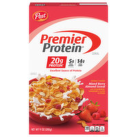 Premier Protein Cereal, Mixed Berry Almond, 9 Ounce