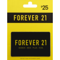 Forever 21 Gift Card, $25, 1 Each