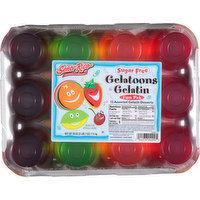 Senor Rico Gelatoons Gelatin, Sugar Free, Assorted, Fun Pak, 12 Pack, 12 Each