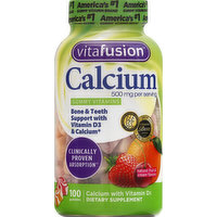Vitafusion Calcium, 500 mg, Gummies, 100 Each