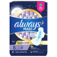 Always Pads, Flexi-Wings, Extra Heavy Overnight, Size 5, 27 Each