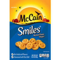 McCain Mashed Potato Shapes, Smiles, 22 Ounce