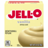 Jell-O Pudding & Pie Filling, Vanilla, Instant, 3.4 Ounce