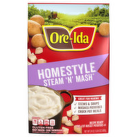 Ore-Ida Pre-Cut Russet Potatoes, Homestyle Steam 'N' Mash, 24 Ounce