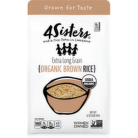 4Sisters Brown Rice, Organic, Extra Long Grain, 32 Ounce