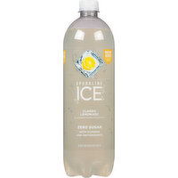 Sparkling Ice Sparkling Water, Zero Sugar, Classic Lemonade, Flavored, 33.8 Fluid ounce