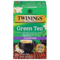 Twinings Green Tea, Jasmine, Tea Bags, 20 Each