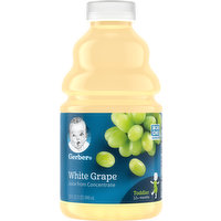Gerber Juice, White Grape, 12+ Months, 32 Fluid ounce