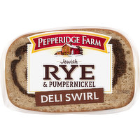 Pepperidge Farm Bread, Deli Swirl, Jewish Rye & Pumpernickel - King Kullen