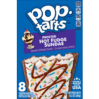 Pop-Tarts Toaster Pastries, Hot Fudge Sundae, Frosted, 8 Each