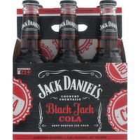 Jack Daniel's Country Cocktails, Black Jack Cola, 6 Each