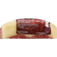 Boars Head Mozzarella & Salame, Rolled, 8 Ounce