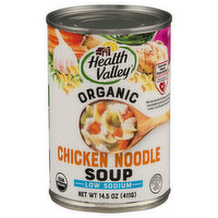 Health Valley Soup, Organic, Chicken Noodle, 14.5 Ounce