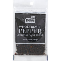 Badia Black Pepper, Whole, 0.5 Ounce