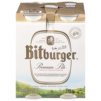 Bitburger Beer, Premium Pils, 4 Pack, 4 Each