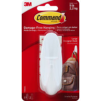 Command Designer Hook, General Purpose, Large, 1 Each