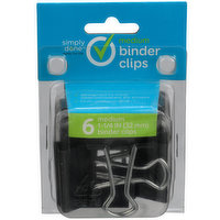 Simply Done Medium Binder Clips, 1 Each