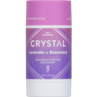 Crystal Deodorant, Lavender + Rosemary, 2.5 Ounce