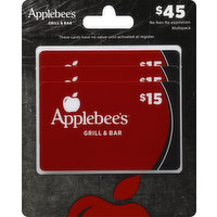 Applebee's Gift Cards, $45, Multi Pack, 3 Each