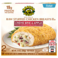 Barber Foods Stuffed Chicken Breasts, Raw, Breaded, Creme Brie & Apple, 2 Each