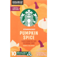 Starbucks Coffee, Ground, Pumpkin Spice, K-Cup Pods, 10 Each